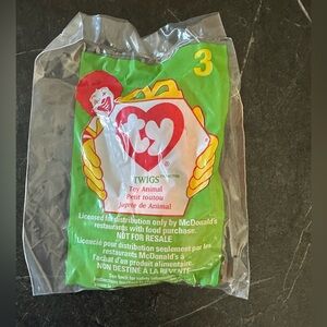 New McDonald’s Ty Teenie Beanie Babies Giraffe - Twigs #3